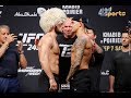 UFC 242 Weigh-Ins: Khabib Nurmagomedov vs. Dustin Poirier Staredown - MMA Fighting