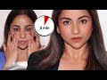 Just 5 MINUTES! No Foundation Makeup Tutorial to Work/Office