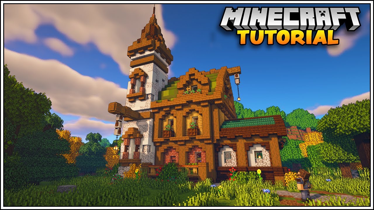 Minecraft, fantasy medieval house