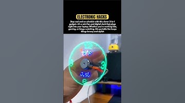 This USB Clock Fan is the ultimate desk upgrade! ⏰#shorts #lifehacks #viral video