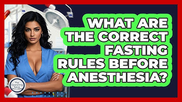 What Are The Correct Fasting Rules Before Anesthesia? - The Operating Table