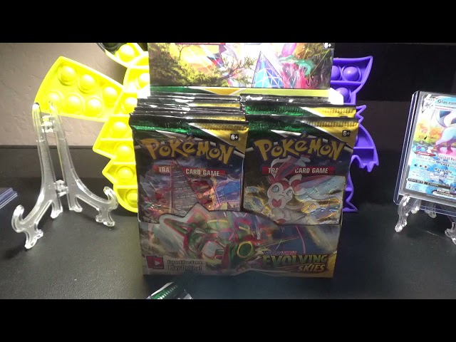 ASMR| Pokémon Evolving Skies Booster Box Opening Pt. 1