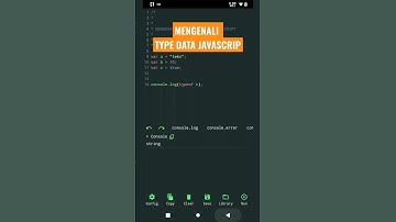 MENGENALI TIPE DATA PADA JAVASCRIPT #javascript #typedata #data #datatypeinjavascript