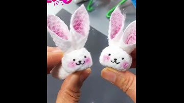 🐰 Beautiful 👍 Rabbit 🐰 With 🐰 Tissue 👍|| Tissue 🐰 craft 👍 #youtubeshorts #viral #lifehacks #craft
