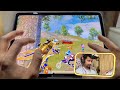 iPad Pro m2 ( 120fps ) PUBG HANDCAM 🔥 HDR+ 120FPS Pubg test / Gameplay/ Sensitivity + Control 