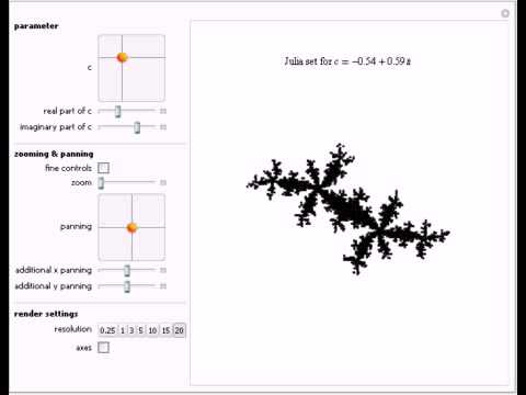 Plotting Julia Sets