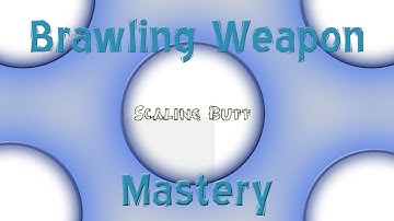 DCUO - GU 47 Brawling Scaling Buff Weapon Mastery -SB Weapon Test 1-