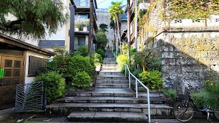 高輪の階段・坂道とお寺を楽しむ散歩【4K東京街歩き】Japan Tokyo 4K walking tour\/Takanawa