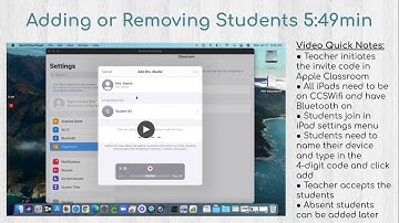Apple Classroom - Adding or Removing Students