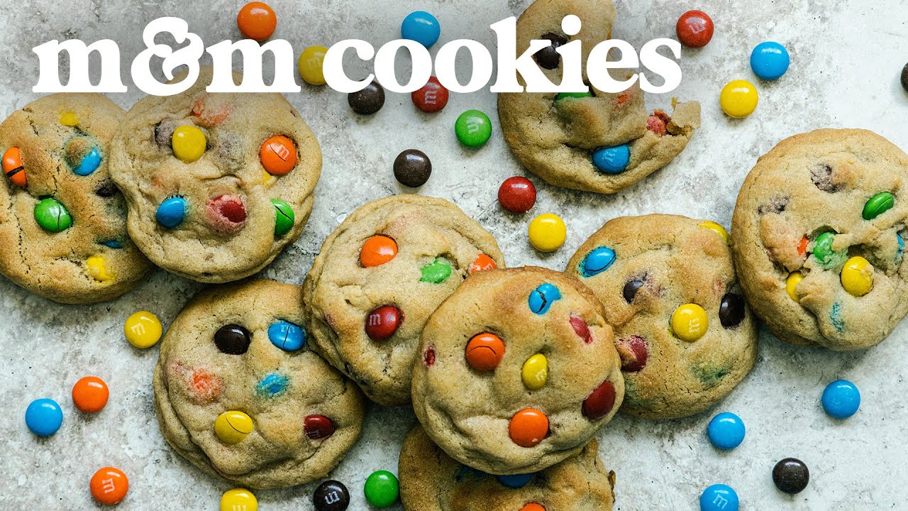 M&M Cookies - Preppy Kitchen