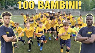 ⚽️ SFIDO 100 BAMBINI!! A CALCIO  (Calciatore professionista!) 🤯