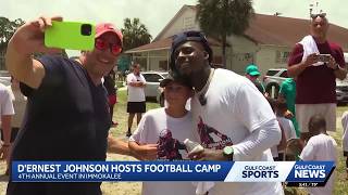 NFL running back D'Ernest Johnson hosts 4th annual football camp at Immokalee High School
