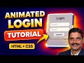 Modern Animated Login Form with HTML and CSS