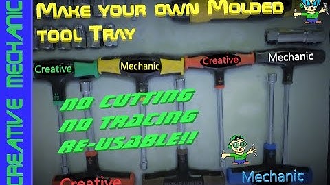 How to Shadow a Toolbox Without Cutting or Tracing Part 3   Tool Trays