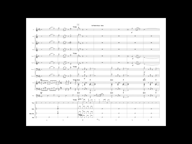 Sin Poderte Hablar (Willie Colon)- Jazz Band Arrangement