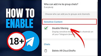 How to Enable Sensitive Content on Telegram? thumbnail