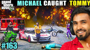 MICHAEL CAUGHT TOMMY | TECHNO GAMERZ GTA V GAMEPLAY #163