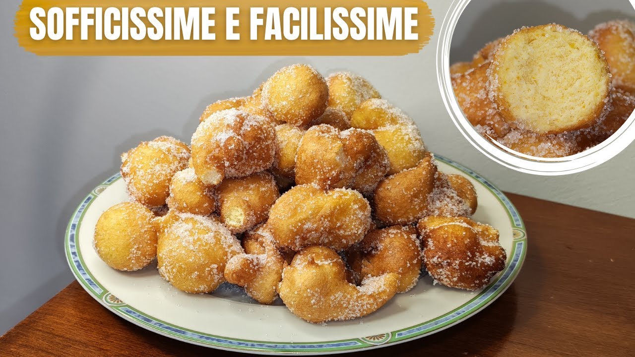 Se hai delle UOVA e della FARINA fai queste frittelle facilissime. Castagnole di CARNEVALE!