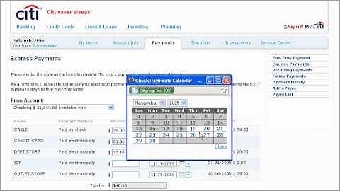 Citi QuickTake Demo: How to Make an Express Payment using Citibank Online