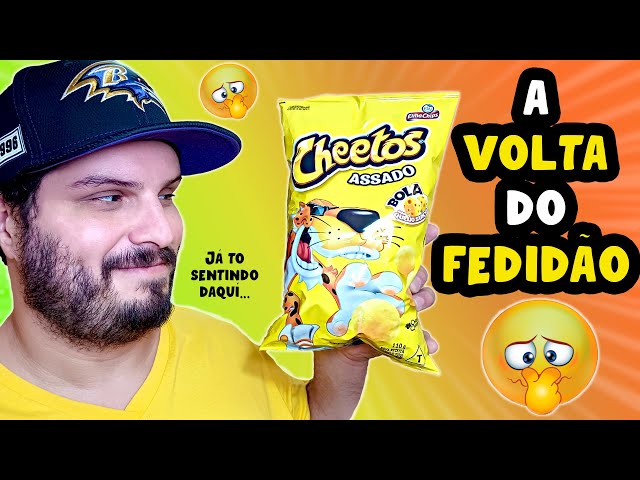 PROVANDO os NOVOS CHEETOS CRUNCHY fazendo LIVE DE NPC 