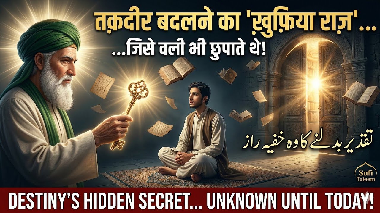 Takdeer Badalne Ka Wo 'Khufiya Raaz' Jo Wali Bhi Chupate Hain | Sufi Taleem