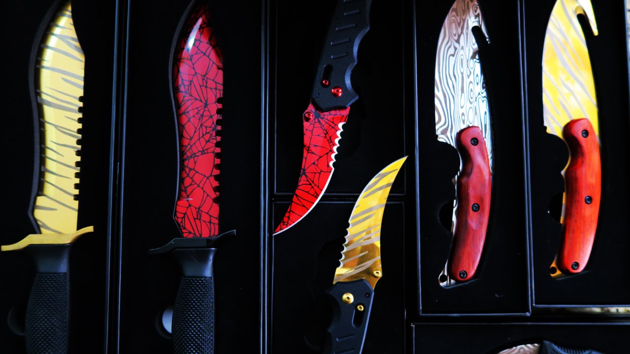 NEW REAL LIFE CS:GO KNIFE COLLECTION! (UNBOXING) - YouTube