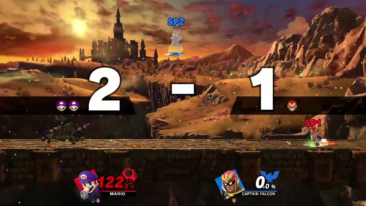 SSBU Mario Vs. Captain Falcon (Brücke von Eldin)