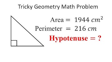 Can you solve this tricky Geometry Math Problem? Give it a try