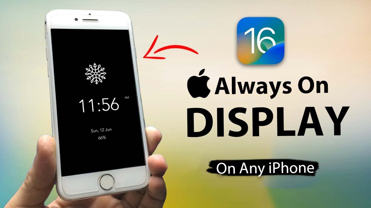 How to Activate Always on Display on Ios 16  
