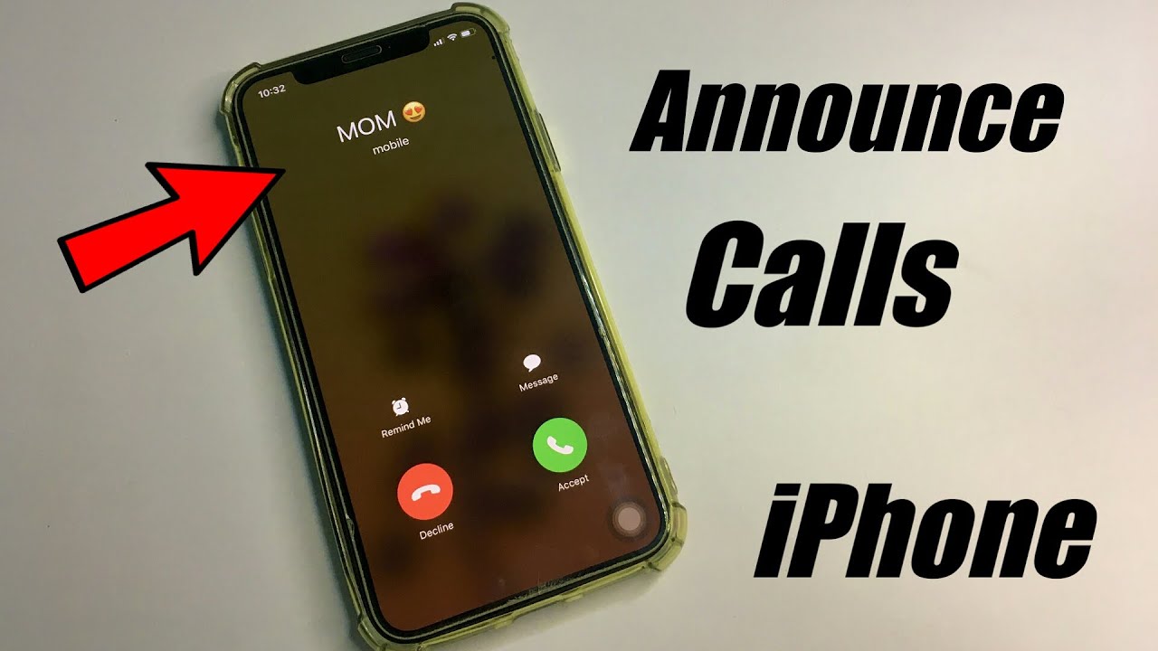 How to Turn on Announce Calls in iPhone || My iPhone speaks Caller id