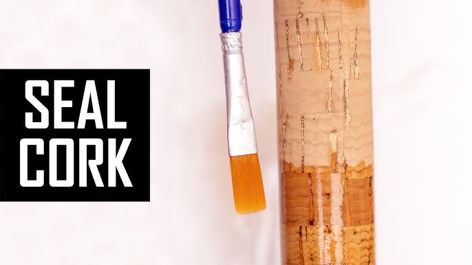 HOW TO SEAL CORK HANDLE FISHING RODS 