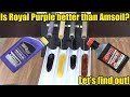 Is royal purple better than amsoil lets find out