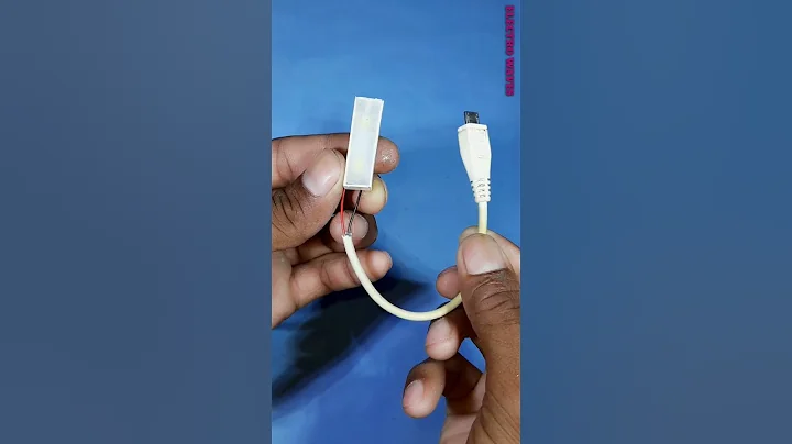 How to Make Micro Usb Light || #shorts #microusblight