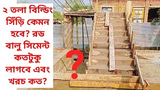 ২ তলা বাড়ির সিঁড়ির খরচ কত?২ তলা সিঁড়ি ঢালাই এর খরচ!সিঁড়ি|সিঁড়ির মাপ #staircase #house