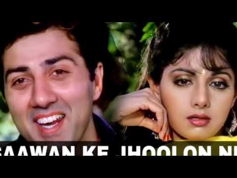 Sawan Ke Jhoolon Ne Sad Song Nigahen Sridevi Sunny Deol