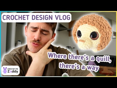 Crocheting a Hedgehog 🦔 Designing my last patterns of 2025 (Part 3) crochet vlog | Crochetmezaddy