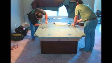 Peter Vitale Cache Pool Table Installation