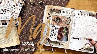 Planowanie Maja 2024 + Rozdanie | Bullet Journal | Kawa | autopromocja