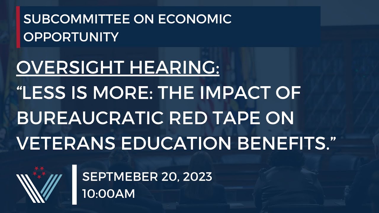 “Less is More The Impact of Bureaucratic Red Tape on Veterans