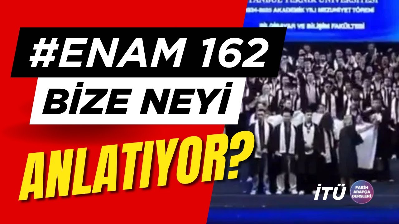 İTÜ'DEKİ PANKART İLE BİZ NEYİ HATIRLAMIŞ OLDUK 🤷‍♂️ #ENAM162 AYETİ SİZLERLE 🌹