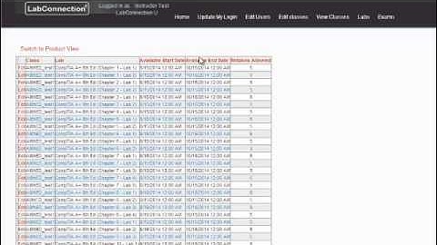 LabConnection 3.0: Scheduling Labs