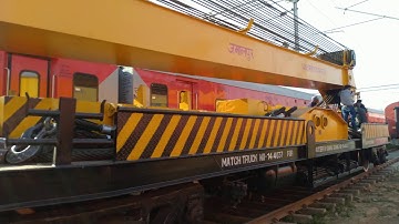 Replace Main hoist wire rope of 140T crane Gottwald at ART Jaipur siding