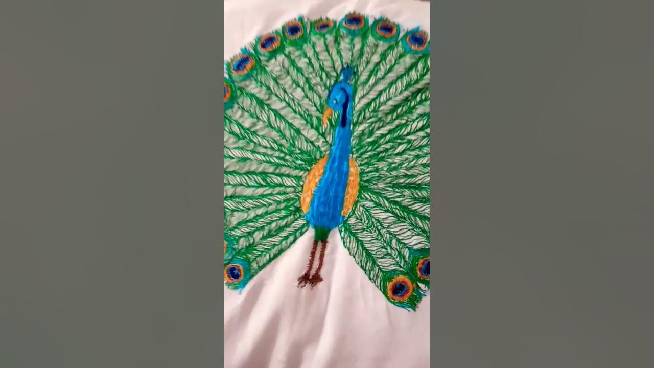 pillow cover,peacock, takiya ke design YouTube