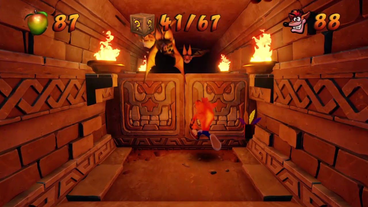 Crash Bandicoot N. Sane Trilogy Temple Ruins (ALL BOXES/CLEAR GEM) YouTube