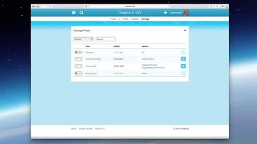 Manage Content in Dolphin U