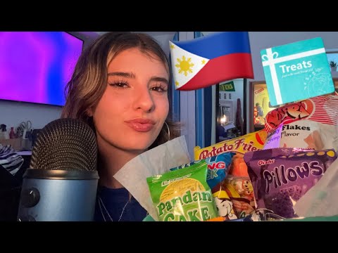 [asmr] Trying Filipino Snacks🇵🇭 (eating Sounds)