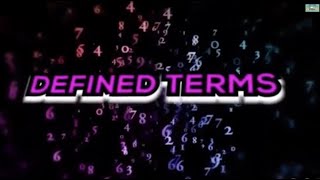Mathematical System: Defined Terms
