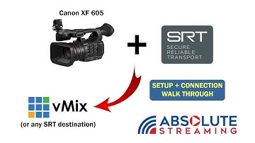 Canon XF 605 SRT Setup + Connection  (walk through)