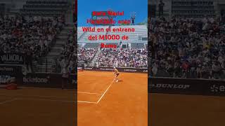 Rafa Nadal deja muy malas sensaciones en el partido de entrenamiento ante Thiago Seyboth Wild, 6-2!