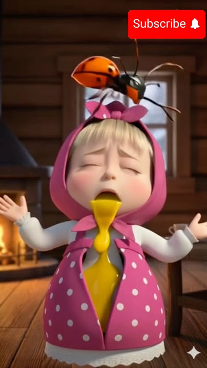 Perut aku sakit kenapa ya #masha #mashaandbear